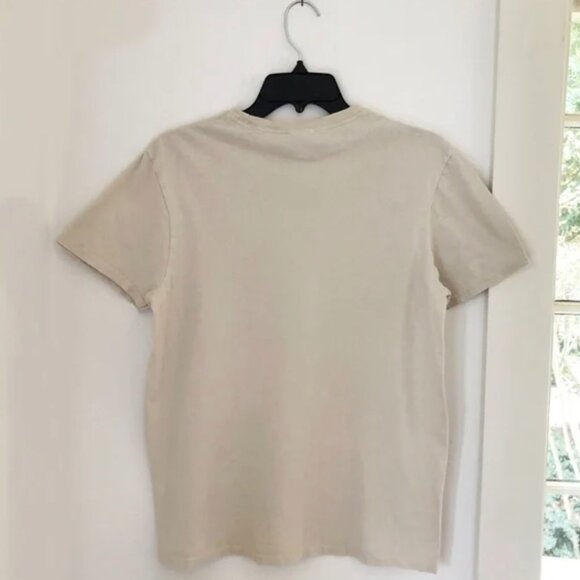 Junk Food Clothing Cream and Blue Graphic Tee - Picture 3 of 7